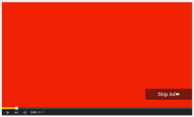 Skippable video